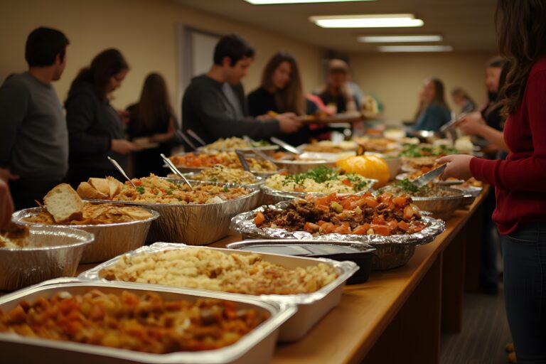 Church potluck lunch